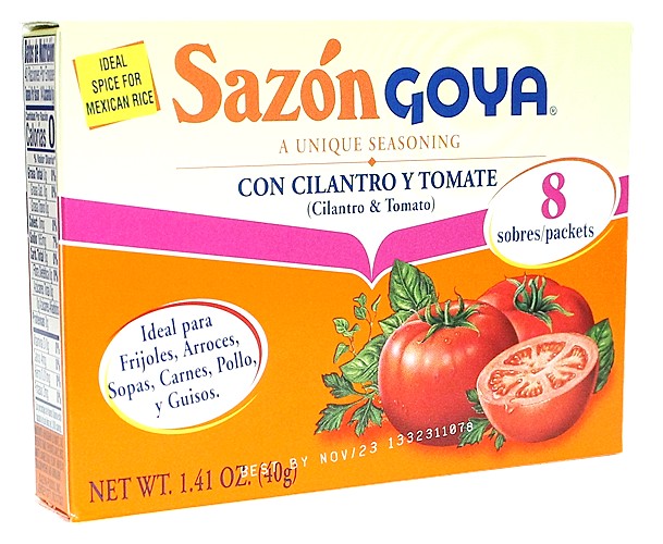 Sazon Goya 1.41 Oz Con Cilantro y Tomate